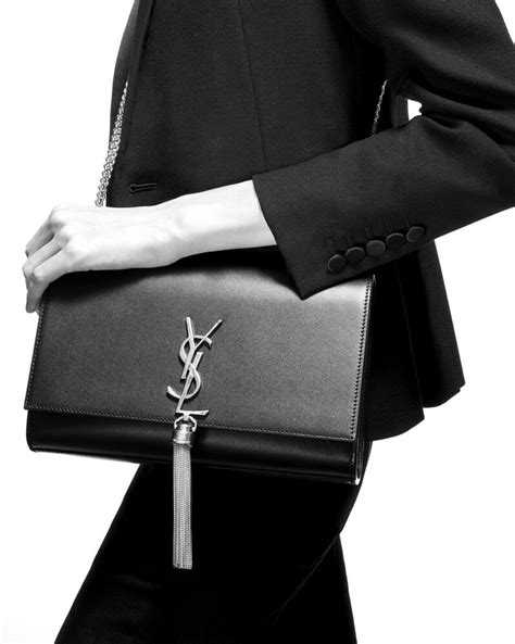 ysl cassandre tassel medium|KATE MEDIUM TASSEL IN GRAIN DE POUDRE EMBOSSED .